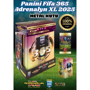 Panini FIFA 365 Adrenalyn XL 2025 Metal Kutu Paketi - Futbolcu Kartları - Trading Oyuncu Kartı - Fifa