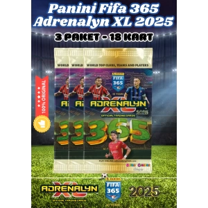 Panini FIFA 365 Adrenalyn XL 2025 Oyuncu Kartı - Futbolcu Kartları - Trading Oyuncu Kartı - 3 Paket