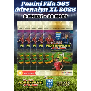 Panini FIFA 365 Adrenalyn XL 2025 Oyuncu Kartı - Futbolcu Kartları - Trading Oyuncu Kartı - 5 Paket