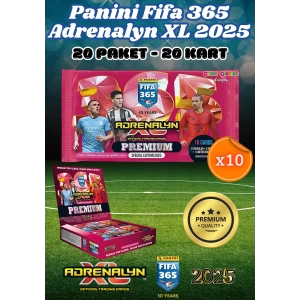 Panini Premium FIFA 365 Adrenalyn XL 2025 Oyuncu Kartı - Premium Futbolcu Kartları - 10 Paket