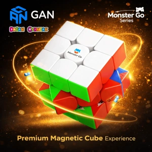 Profesyonel GAN Monster Go Manyetik 3x3 Küp - GAN 3x3 Zeka Küpü - Gan 3x3 Manyetik Küp