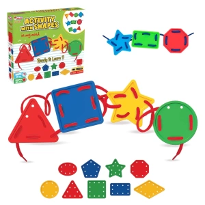 Şekillerle Aktivite Oyunu - Lego Setleri - Geometrik Oyunu - Şekilli Lego