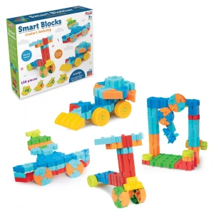 Smart Blocks Lego (136 Parça) - Smart Lego - Smart Bloklar Küçük Bloklar - Legolar Oyuncak Eğitici Lego