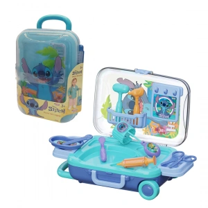 Stitch Doktor Set Bavulum - Doktor Setleri - Doktor Oyuncak Seti - Disney Stitch Doktorculuk Oyunu