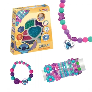 Stitch Takı Seti Büyük El Çantası - Dede Takı Seti - Boncuk Kolye Seti - Disney Stitch Takı Seti