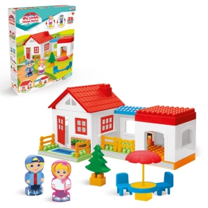 Tek Katlı Ev Bloklar - Lego Oyuncağı - Lego Setleri - Bloklar - Lego Seti - Ev Seti