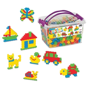 Tiktak Lego (500 Parça) - Tik-Tak Puzzle - Küçük Bloklar - Tik Tak Legolar Oyuncak