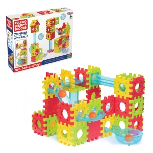 Toplu Yapı Blokları Lego (70 Parça) - Top Yarışması Lego - Misket Oyunu Misket Yarışması - Legolar Oyuncak Eğitici Lego