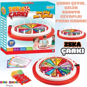 Zeka Çarkı Bigi Yarışması - Eğitici Bilgi Yarışması - Çarkıfelek Oyunu - Zeka Çarkı Dikkat Oyunu - Akıl Oyunu Zeka Oyunu