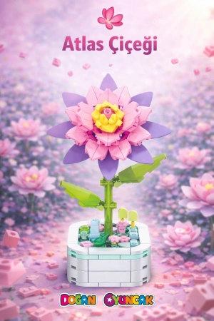 Mikro Blok Atlas Çiçeği Çiçek Lego - Lego Setleri Mini Lego - Çiçek Lego - Blossom Çiçek Lego