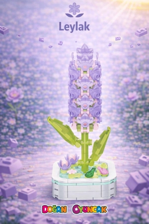 Mikro Blok Leylak Çiçek Lego - Lego Setleri Mini Lego - Çiçek Lego - Blossom Çiçek Lego