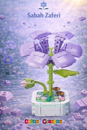 Mikro Blok Sabah Zaferi Çiçek Lego - Lego Setleri Mini Lego - Çiçek Lego - Blossom Çiçek Lego