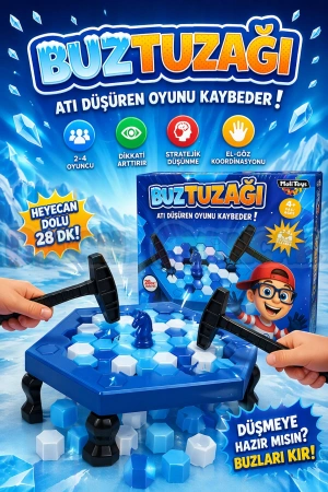 Moli Buz Tuzağı Oyunu - Akıl ve Zeka Oyunu - Buz Tuzağı Oyunu - Strateji Oyunu