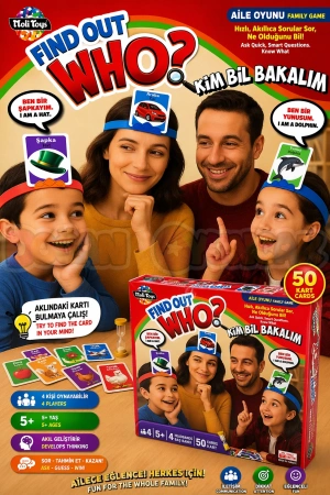 Kim Bil Bakalım Oyunu - Ben Kimim Oyunu Aile Oyunu Kutu Oyunu Find Out Who Games