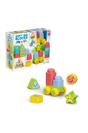Yumuşak Big Bloklar ABC & 123 - Büyük Yumuşak Bloklar - Büyük Soft Lego Oyuncakları