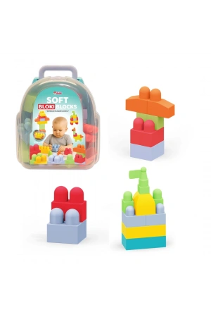 Yumuşak Bloki Blokları Sırt Çantası - Büyük Yumuşak Bloklar - Büyük Soft Lego Oyuncakları