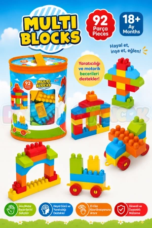 Multi Blocks (92 Parça) - Multi Bloklar - Mutli Legolar - Lego Setleri - Lego Oyuncakları