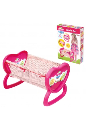 Candy & Ken Beşik - Ev Eşyaları Seti - Sallanan Beşik - Ev Beşiği