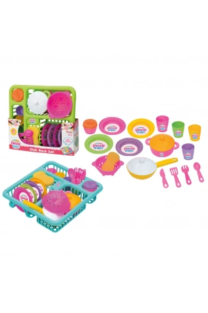 Candy & Ken Bulaşıklık Set - Mutfak Setleri - Ev Oyuncak Setleri - Bulaşık Seti