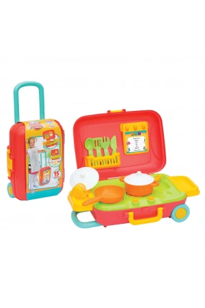 Candy & Ken Mutfak Set Bavulum - Mutfak Setleri - Ev Oyuncak Setleri - Bulaşık Seti