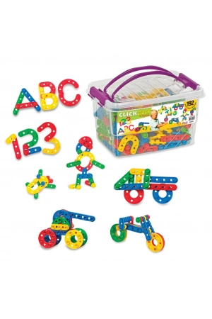 Click Clack Lego (192 Parça) - ClickClack Puzzle - Sök Tak Bloklar - Legolar Oyuncak