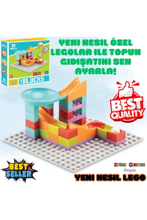 Creative Blok 35 Parça - Slide Blocks 35 Parça - Lego Oyuncakları - Yaratıcı Top Oyunu - Creative Lego