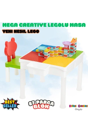 Mega Multi Creative Blok Masa Seti - Slide Blocks - Lego Oyuncakları - Yaratıcı Top Oyunu - Creative Lego