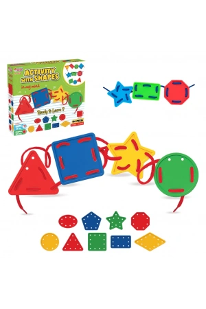 Şekillerle Aktivite Oyunu - Lego Setleri - Geometrik Oyunu - Şekilli Lego
