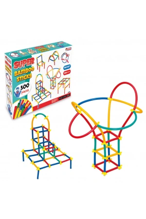 Süper Bambu Çubuklar (300 Parça) - Lego Setleri - Borular Lego - Plastik Çubuklar