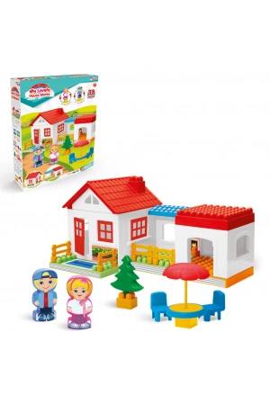 Tek Katlı Ev Bloklar - Lego Oyuncağı - Lego Setleri - Bloklar - Lego Seti - Ev Seti