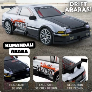 Uzaktan Kumandalı Drift Arabası Racing Car Drift - Işıklı Ful Drift Araba RC Araba - RC Araç