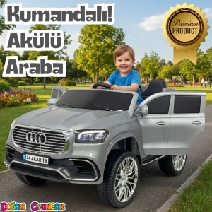 Admire GT Gri Uzaktan Kumandalı 4X2 12 Volt Akülü Araba - RC Audi Akülü Araba Audi Akülü Araç