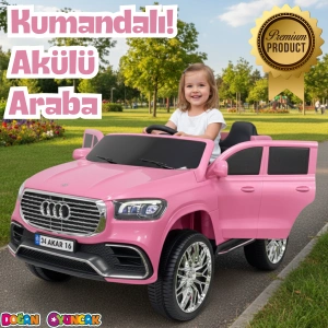 Admire GT Pembe Uzaktan Kumandalı 4X2 12 Volt Akülü Araba - RC Audi Akülü Araba Audi Akülü Araç