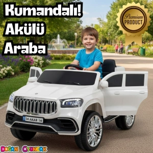 Ata GT Beyaz Uzaktan Kumandalı 4X2 12 Volt Akülü Araba - RC Togg Akülü Araba Tog Akülü Araç