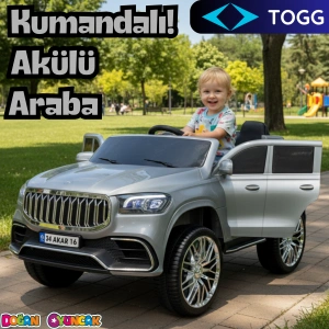Ata GT Gri Uzaktan Kumandalı 4X2 12 Volt Akülü Araba - RC Togg Akülü Araba Tog Akülü Araç