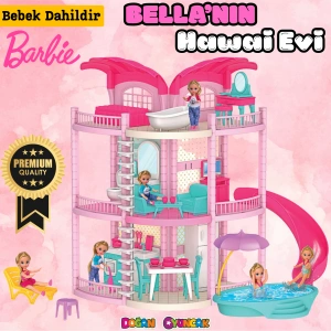 Bellanın Hawai Evi - Bella Oyuncak Ev - Barbie Ev Seti - Barbie Ev Seti - Bellanın Hawai Evi - Bella Havuzlu Hawai Evi