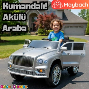 Boss GT Gri Uzaktan Kumandalı 4X2 12 Volt Akülü Araba - RC Maybach Akülü Araba