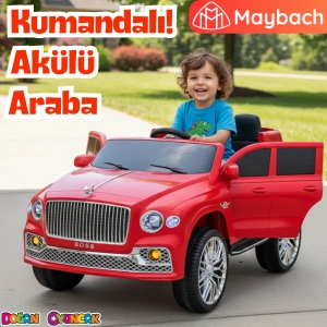 Boss GT Kırmızı Uzaktan Kumandalı 4X2 12 Volt Akülü Araba - RC Maybach Akülü Araba