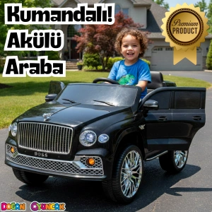 Boss GT Siyah Uzaktan Kumandalı 4X2 12 Volt Akülü Araba - RC Maybach Akülü Araba