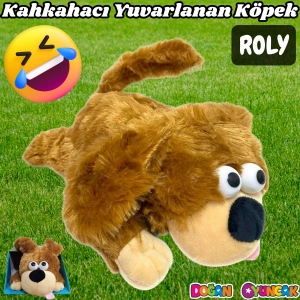 Kahkaha Atan Roly Köpek - Yuvarlanan Köpek - Gülen Ve Yuvarlanan Peluş Köpek The Roofle Mates Roly
