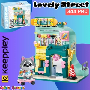 Mikro Blok Kaykay Dükkanı 344 Parça - Lego Setleri - Keeppley Mini Lego - Keeppley Lego - Mikro Bloklar