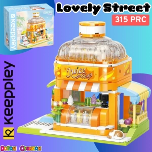 Mikro Blok Meyve Suyu Dükkanı 315 Parça - Lego Setleri - Keeppley Mini Lego - Keeppley Lego - Mikro Bloklar