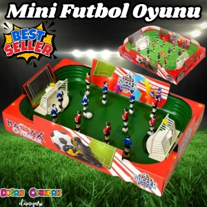 Mini Futbol Oyunu - Futbol Maçı Oyuncak - Futbol Oyuncakları - Top Oyuncak Langırt Setleri - Langırt Oyuncakları - Masa Oyunu