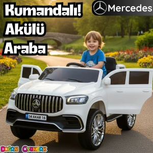 Miracle GT Beyaz Uzaktan Kumandalı 4X2 12 Volt Akülü Araba - RC Mercedes Akülü Araba