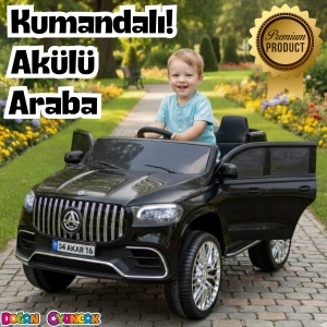 Miracle GT Siyah Uzaktan Kumandalı 4X2 12 Volt Akülü Araba - RC Mercedes Akülü Araba