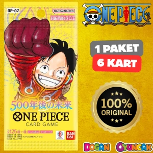Orijinal One Piece 500 Years in The Future Display Card OP-07 - One Piece 500 Yıl Gelecek Destek Paketi Koleksiyonluk Kart - One Piece Kart