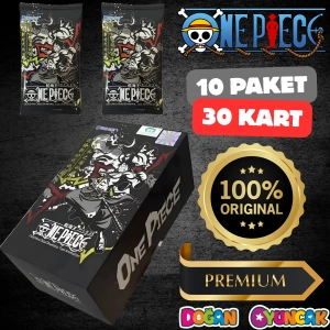 Orijinal One Piece Game Black Card Box 10 Booster Pack - One Piece Siyah Oyun Koleksiyonluk Kart One Piece Premium Kart