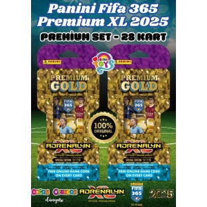 Panini FIFA 365 Adrenalyn XL 2025 Premium Gold Kart 2 Paket - Futbolcu Kartları - Gold Trading Oyuncu Kartı Panini Premium Kartlar