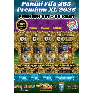 Panini FIFA 365 Adrenalyn XL 2025 Premium Gold Kart 4 Paket - Futbolcu Kartları - Gold Trading Oyuncu Kartı Panini Premium Kartlar