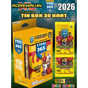 Panini FIFA 365 Adrenalyn XL 2026 Metal Kutu Paketi - Futbolcu Kartları - Trading Oyuncu Kartı - Fifa